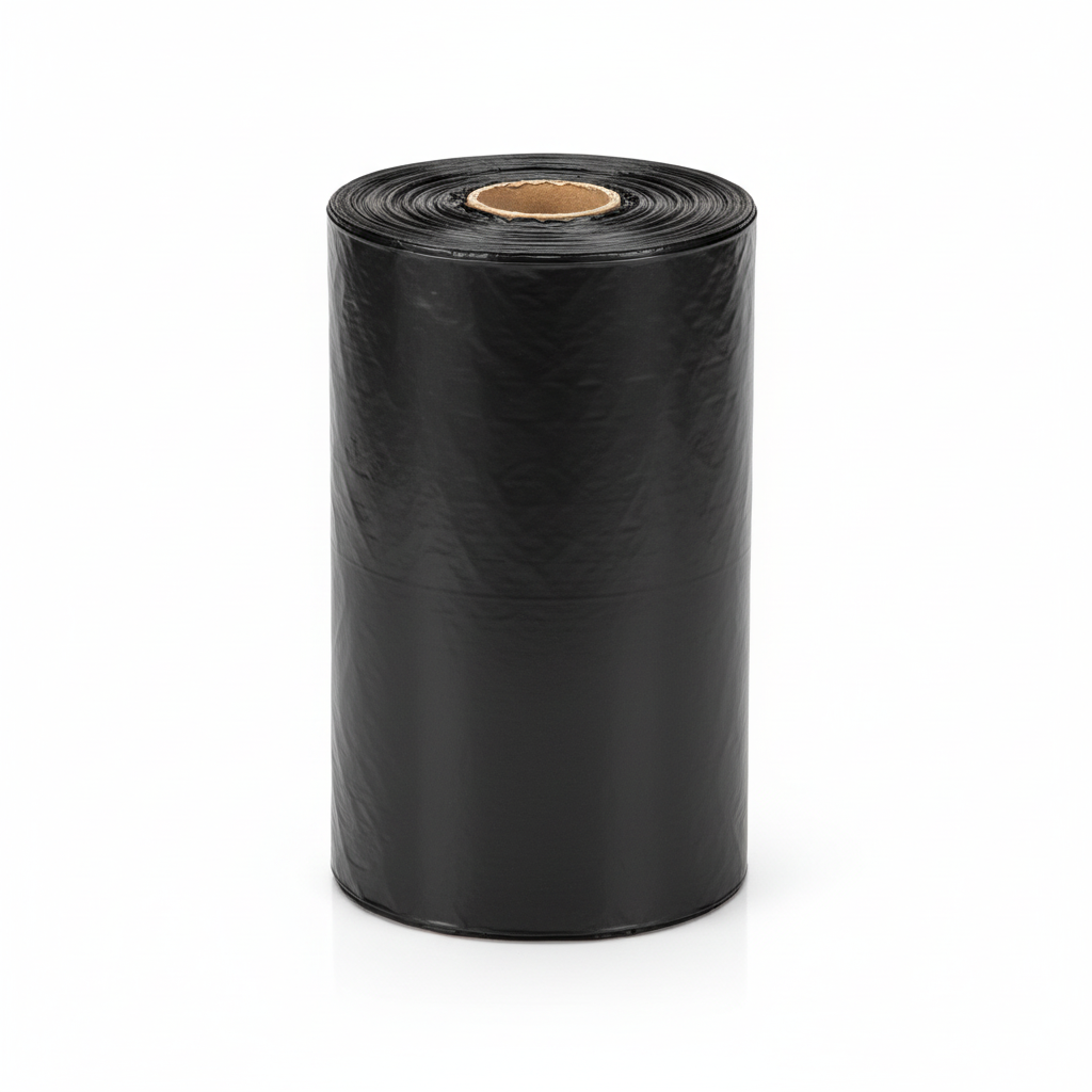 20s Black Sacks on Roll Heavy Duty