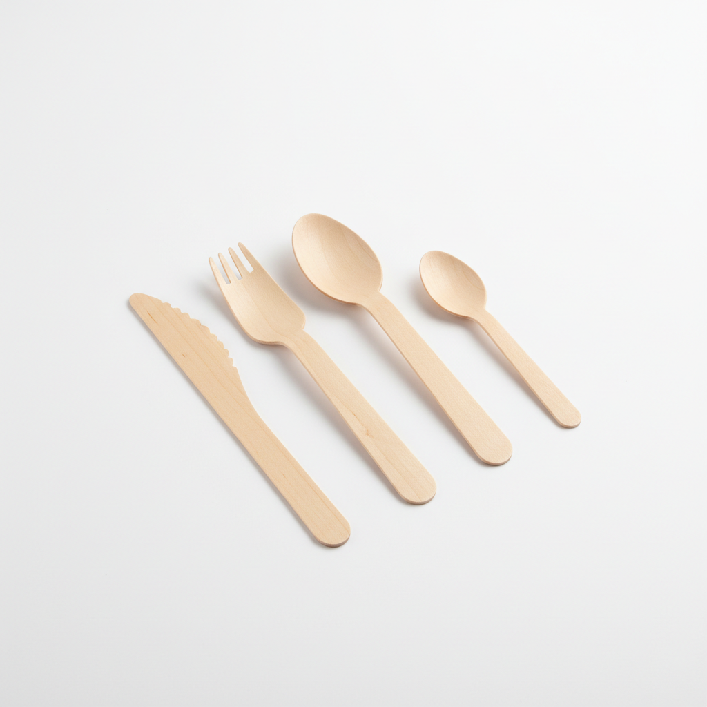 Birchwood Cutlery by PopCarton
