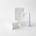 Greaseproof Paper Bags Square White