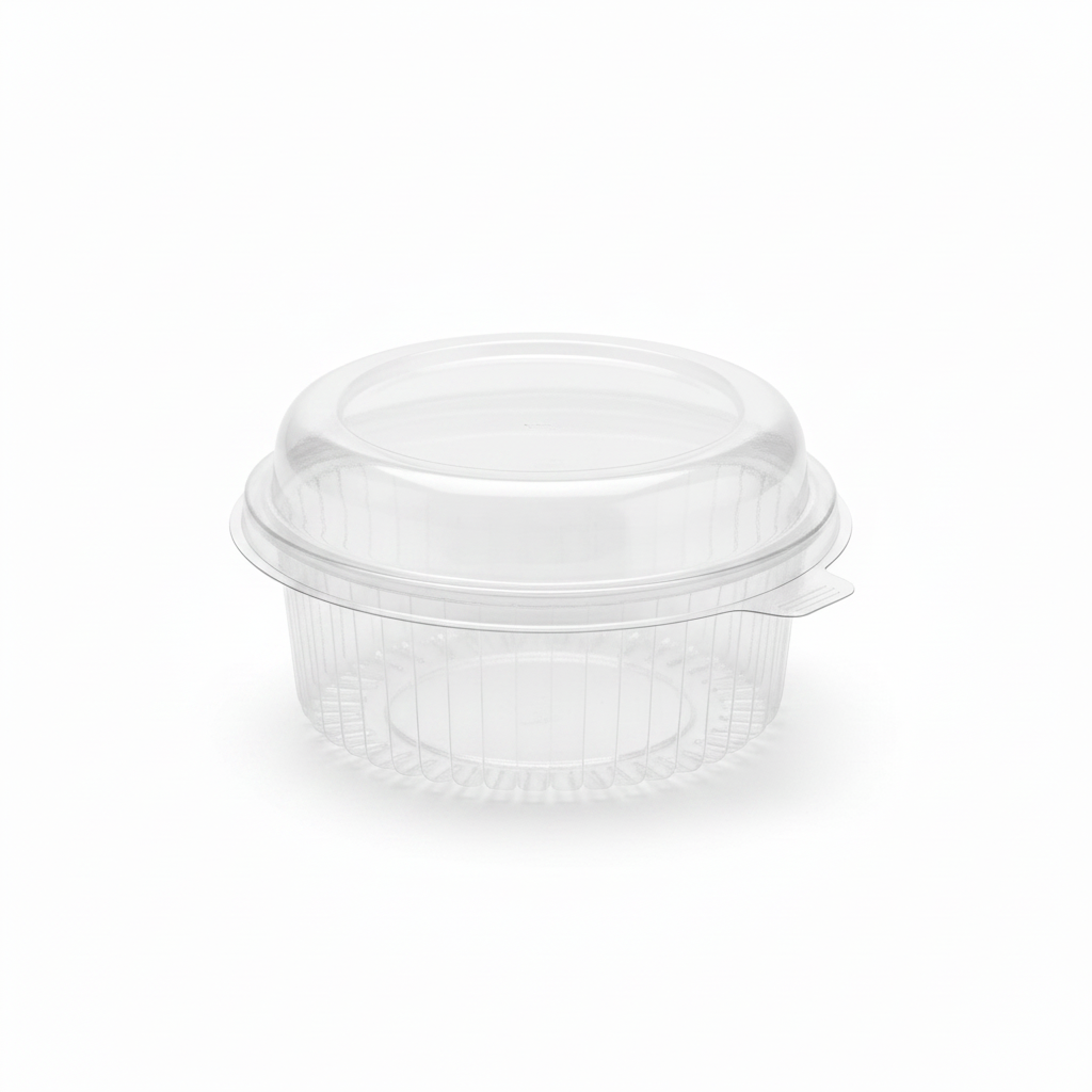 Hinged Leakproof HD PET Container 500ml