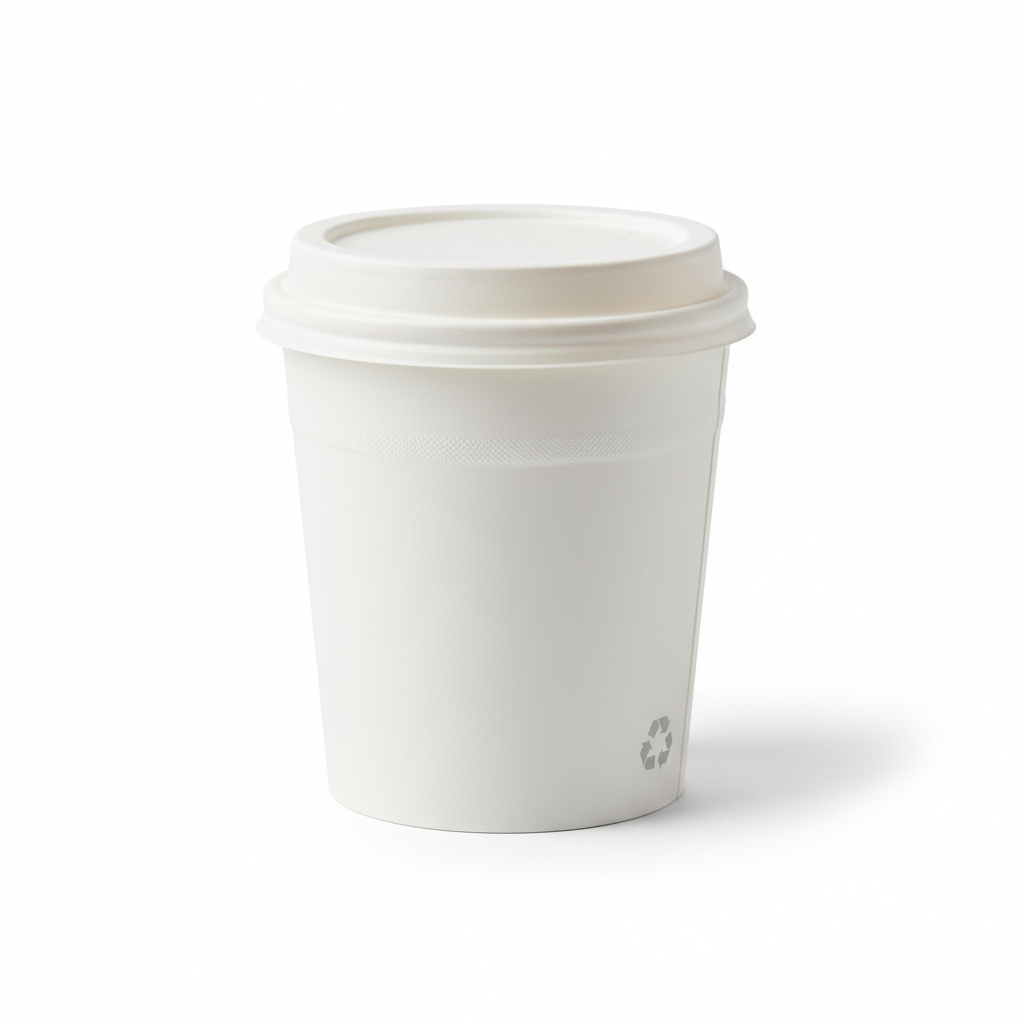 White Soup Cup
