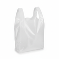 White Vest Carrier Bag